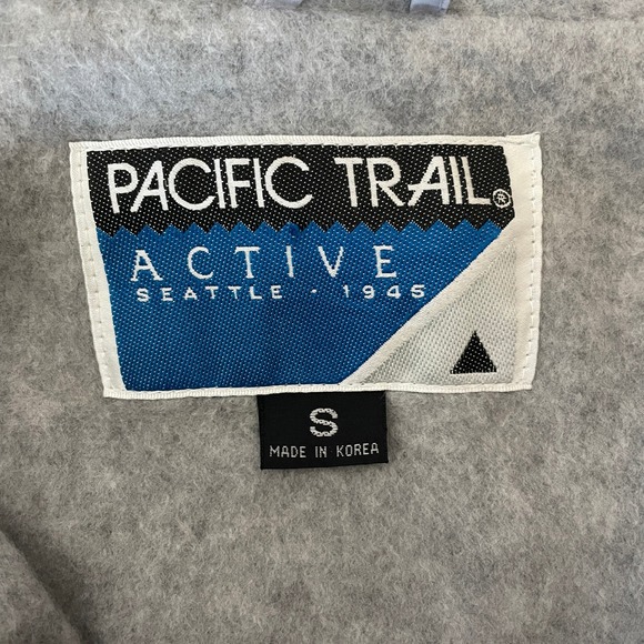 Vintage Pacific Trail Active Blue Ski Jacket Mens Small Fleece Lined Retro 90s - Picture 5 of 10